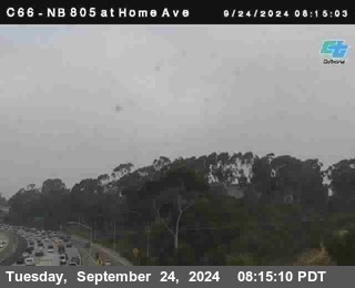 NB 805 at Home Ave (On Ramp)