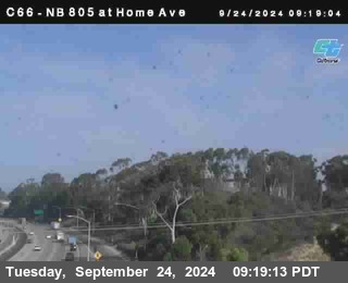 NB 805 at Home Ave (On Ramp)