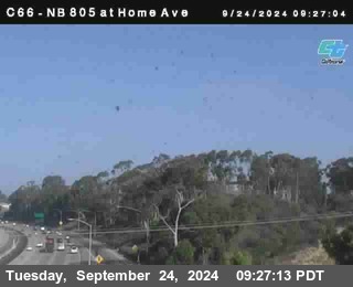 NB 805 at Home Ave (On Ramp)