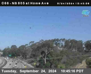 NB 805 at Home Ave (On Ramp)