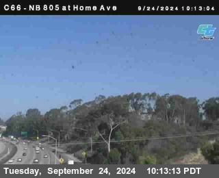 NB 805 at Home Ave (On Ramp)