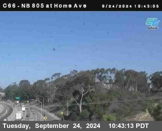 NB 805 at Home Ave (On Ramp)