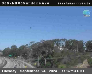 NB 805 at Home Ave (On Ramp)