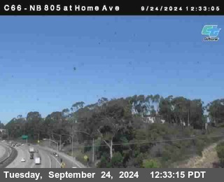 NB 805 at Home Ave (On Ramp)