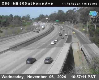 NB 805 at Home Ave (On Ramp)