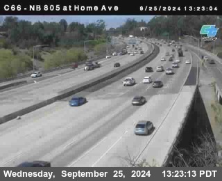 NB 805 at Home Ave (On Ramp)