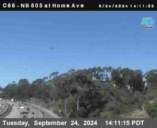 NB 805 at Home Ave (On Ramp)