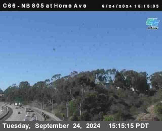 NB 805 at Home Ave (On Ramp)