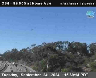 NB 805 at Home Ave (On Ramp)