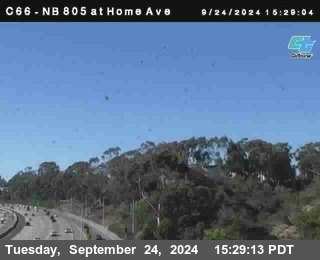 NB 805 at Home Ave (On Ramp)