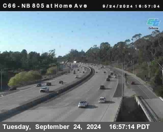 NB 805 at Home Ave (On Ramp)