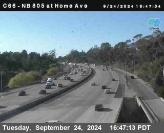 NB 805 at Home Ave (On Ramp)