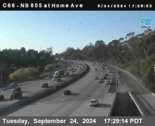 NB 805 at Home Ave (On Ramp)