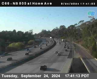 NB 805 at Home Ave (On Ramp)