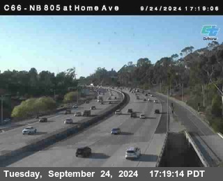 NB 805 at Home Ave (On Ramp)