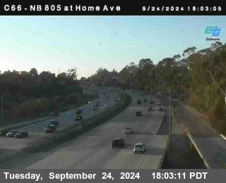 NB 805 at Home Ave (On Ramp)