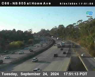 NB 805 at Home Ave (On Ramp)