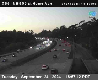 NB 805 at Home Ave (On Ramp)