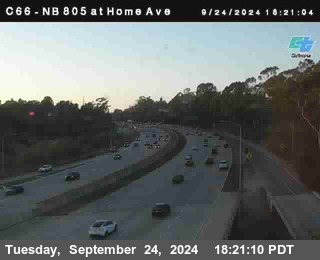 NB 805 at Home Ave (On Ramp)