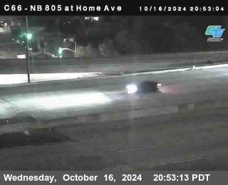 NB 805 at Home Ave (On Ramp)