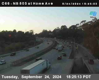 NB 805 at Home Ave (On Ramp)