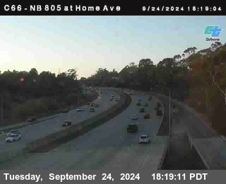 NB 805 at Home Ave (On Ramp)