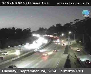 NB 805 at Home Ave (On Ramp)