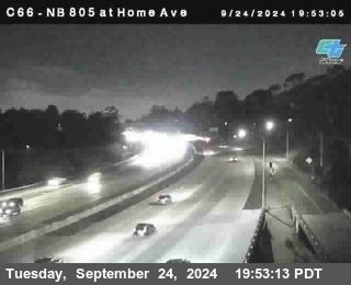 NB 805 at Home Ave (On Ramp)