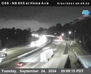 NB 805 at Home Ave (On Ramp)