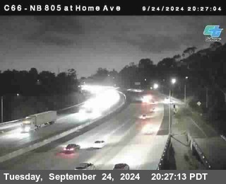 NB 805 at Home Ave (On Ramp)