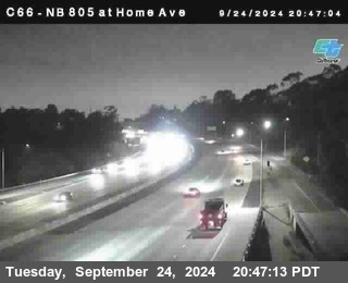 NB 805 at Home Ave (On Ramp)