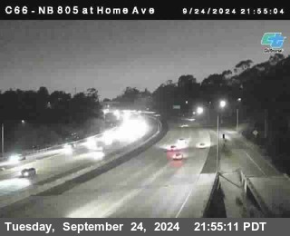 NB 805 at Home Ave (On Ramp)