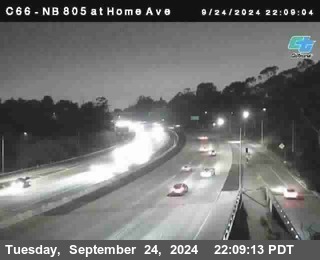 NB 805 at Home Ave (On Ramp)