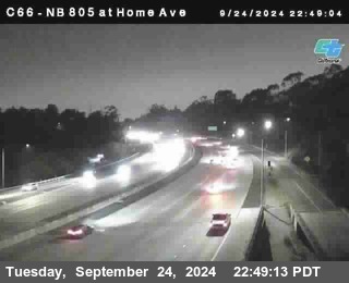 NB 805 at Home Ave (On Ramp)