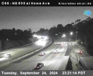 NB 805 at Home Ave (On Ramp)