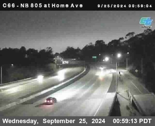 NB 805 at Home Ave (On Ramp)