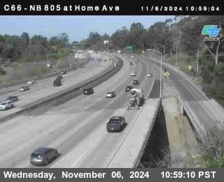 NB 805 at Home Ave (On Ramp)