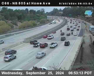 NB 805 at Home Ave (On Ramp)