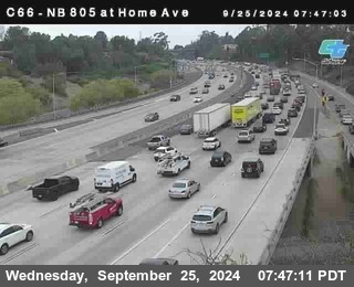 NB 805 at Home Ave (On Ramp)