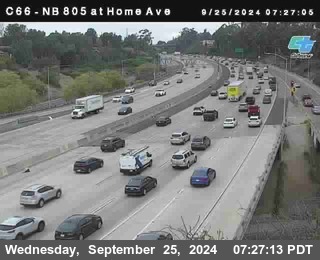 NB 805 at Home Ave (On Ramp)