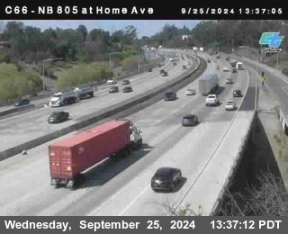 NB 805 at Home Ave (On Ramp)