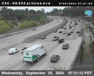 NB 805 at Home Ave (On Ramp)