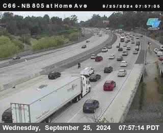 NB 805 at Home Ave (On Ramp)