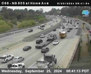 NB 805 at Home Ave (On Ramp)