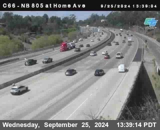 NB 805 at Home Ave (On Ramp)