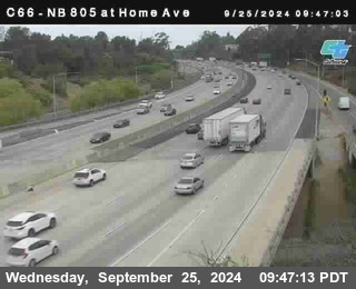 NB 805 at Home Ave (On Ramp)