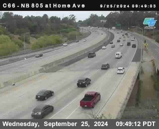 NB 805 at Home Ave (On Ramp)