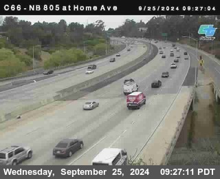 NB 805 at Home Ave (On Ramp)