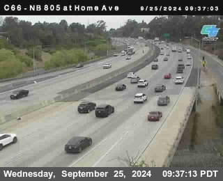 NB 805 at Home Ave (On Ramp)