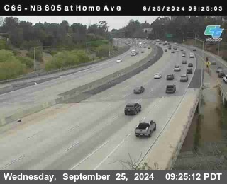 NB 805 at Home Ave (On Ramp)